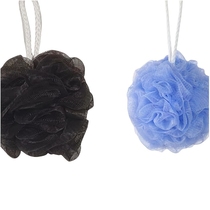 2pcs High-End Bath Balls Sturdy And Durable Non-Scattering Flower Shower Foam Balls Ultra-Soft Adult Durable Bath Foaming Flower Balls