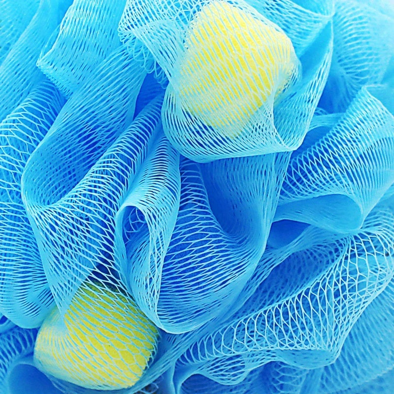 1pc Bath Scrub Sponge Flower, Bath Scrub Towel, Bath Flower Foaming Net, Bath Ball, Rich Lather, Easy to Rinse, Non-Greasy Feel, Random Color