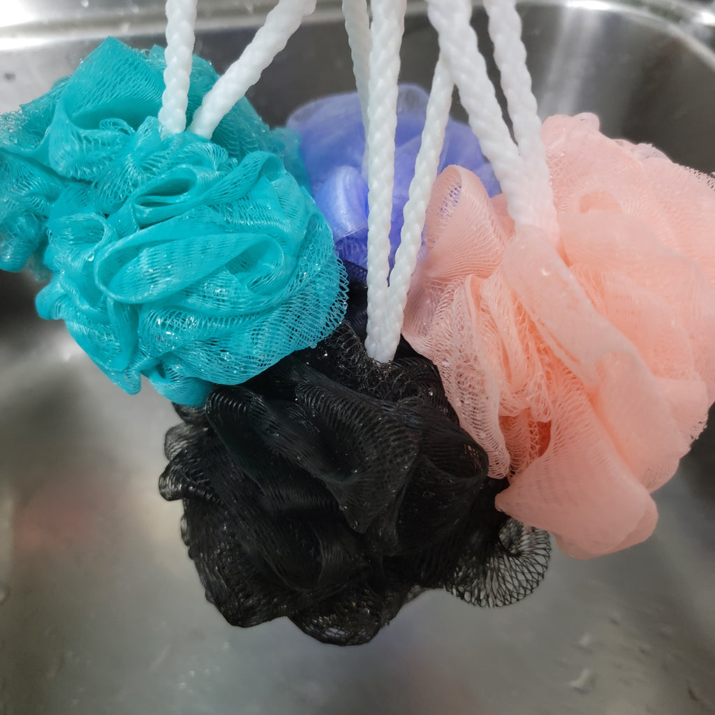 2pcs High-End Bath Balls Sturdy And Durable Non-Scattering Flower Shower Foam Balls Ultra-Soft Adult Durable Bath Foaming Flower Balls