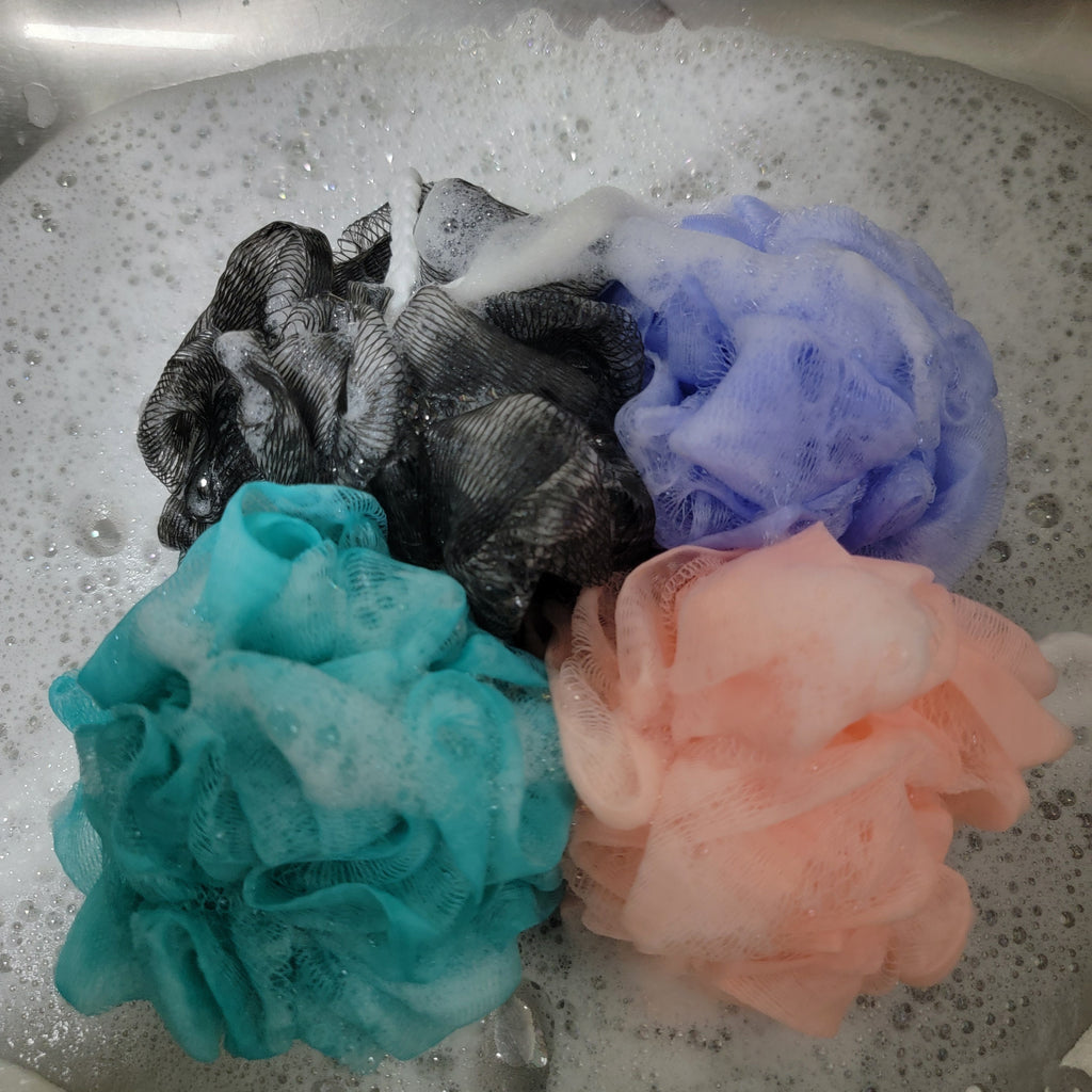2pcs High-End Bath Balls Sturdy And Durable Non-Scattering Flower Shower Foam Balls Ultra-Soft Adult Durable Bath Foaming Flower Balls